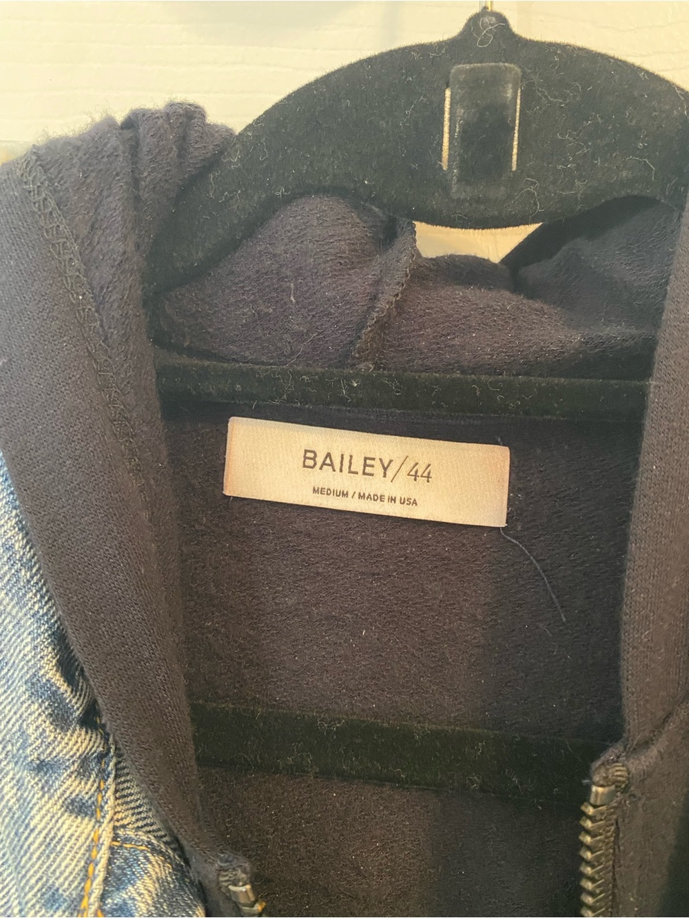 Bailey 44 Women's Two-Tone Denim & Black Jacket - Picture 5 of 6